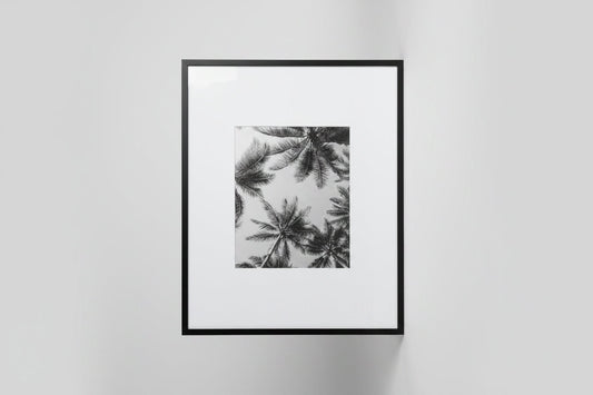 Black and White Framed Wall Art Print