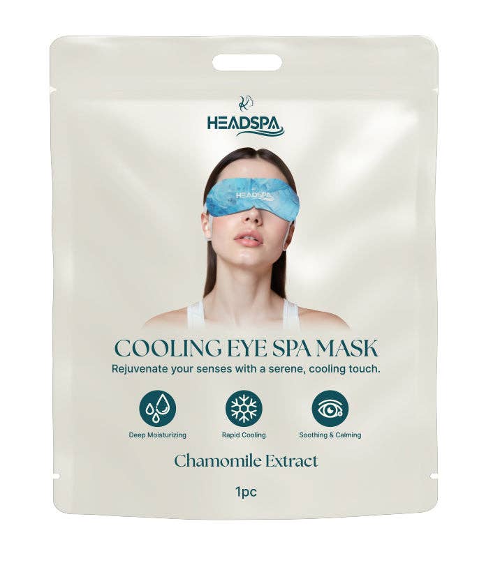 COOLING EYE SPA MASK - Rejuvenate your senses with a serene, cooling touch: Single