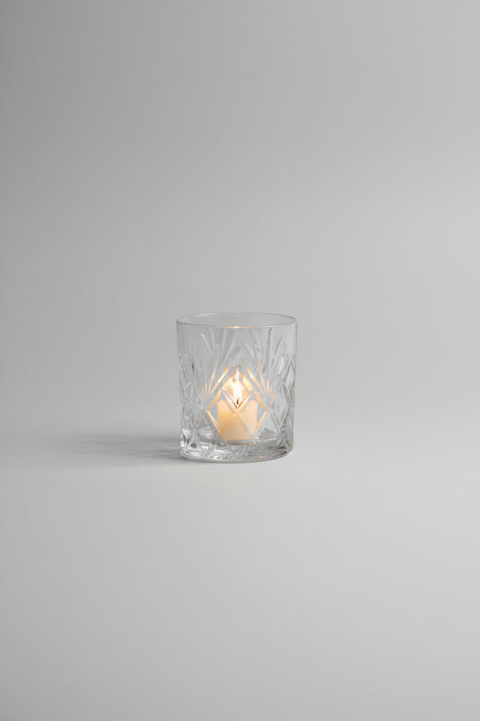 Glass Candle Holder