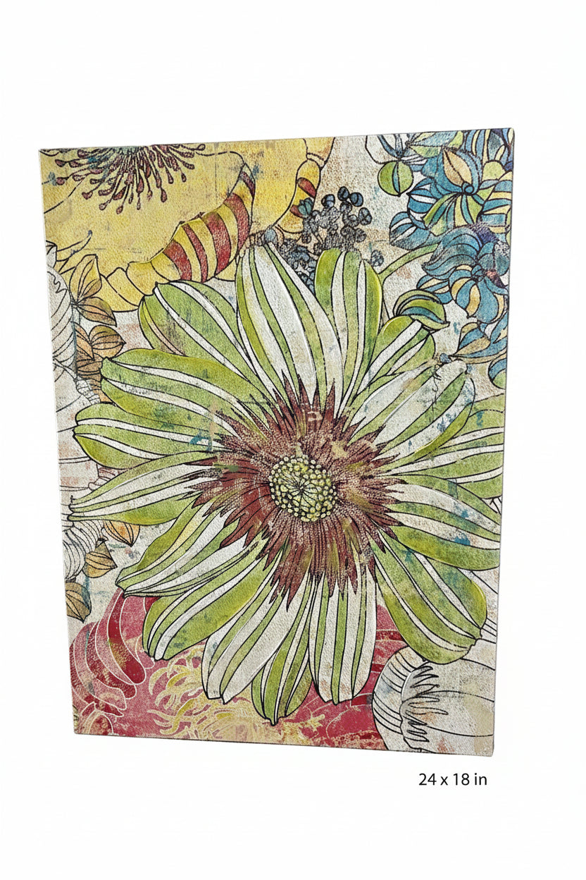 Colorful Floral Art Print
