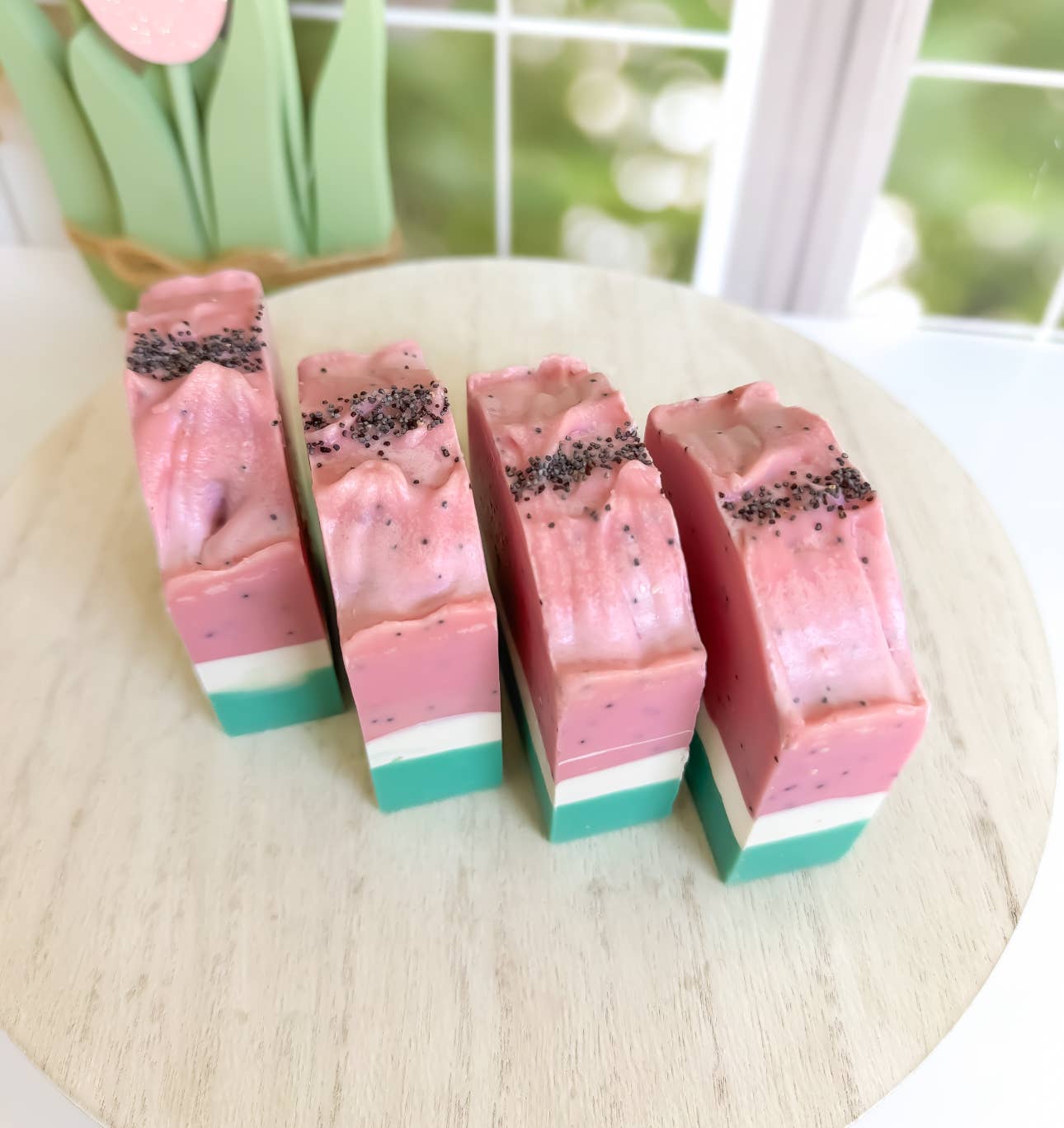 Cucumber Watermelon - Handcrafted Artisan Soap Bar 
