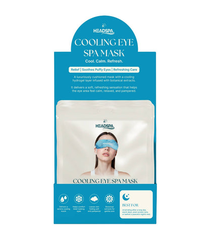 COOLING EYE SPA MASK - Rejuvenate your senses with a serene, cooling touch: Single