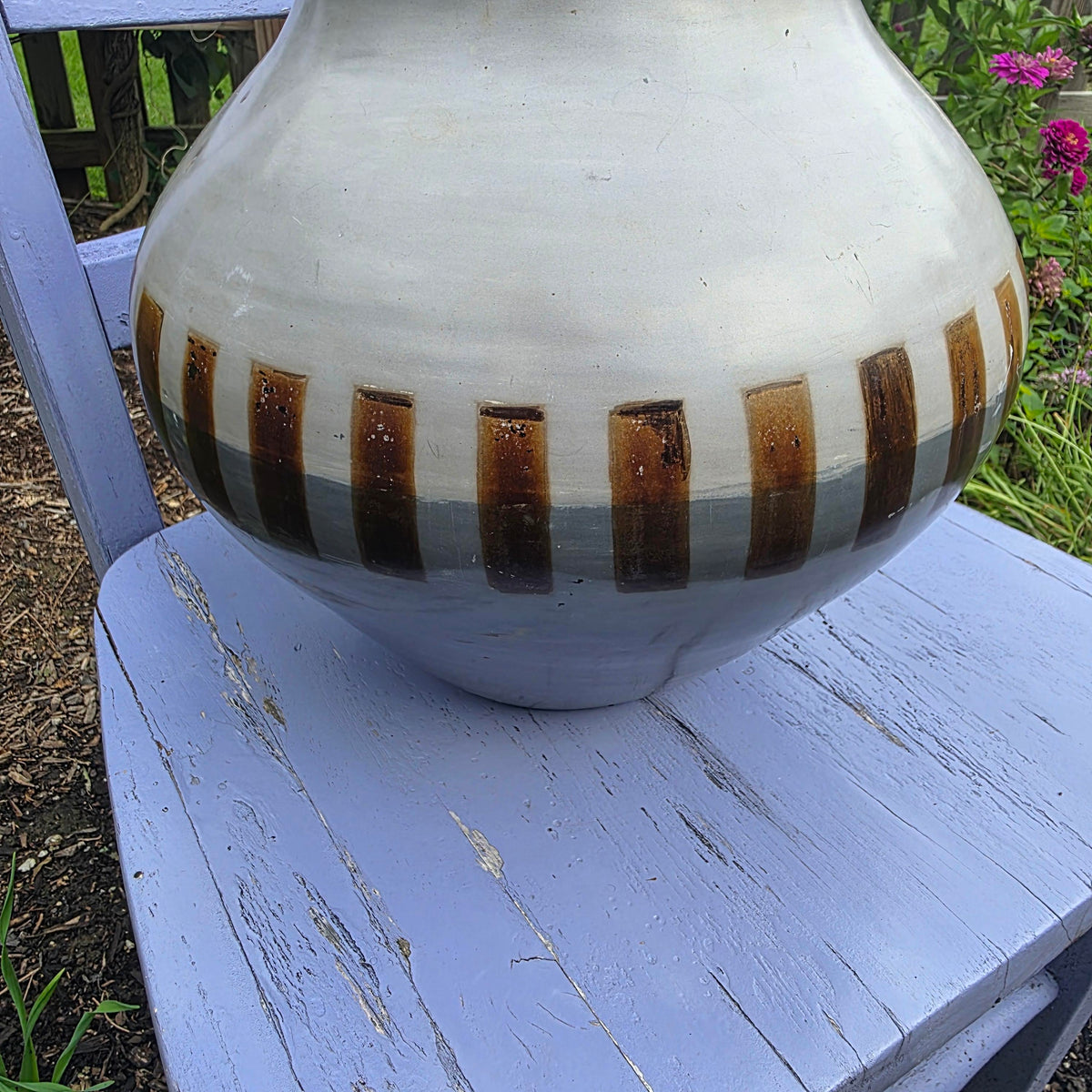 Metal vase from Brazil