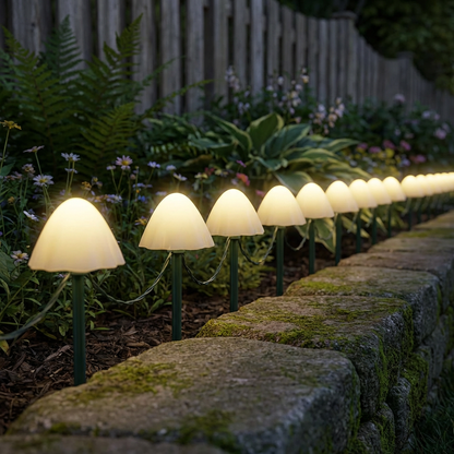 Milo Solar Mushroom Lights: 10-in-1