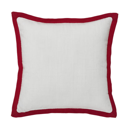 Christmas Candy Cane Cottage Throw Pillow 12x12