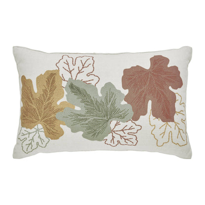 Autumn Leaves Fall Throw Pillow 14x22