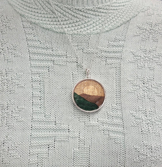 Handmade Landscape Necklace