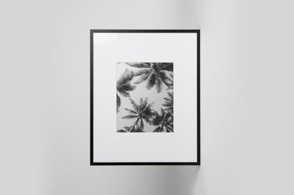Black and White Framed Wall Art Print