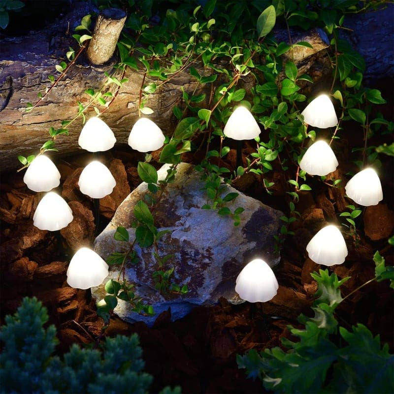 Milo Solar Mushroom Lights: 10-in-1