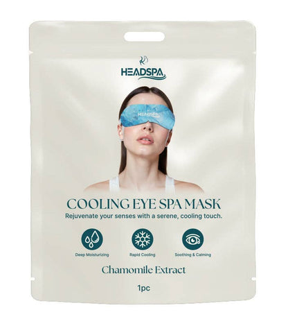 COOLING EYE SPA MASK - Rejuvenate your senses with a serene, cooling touch: Single