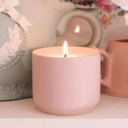Adelyn | Growing Candle, flower seed-label, eco-friendly: Unscented