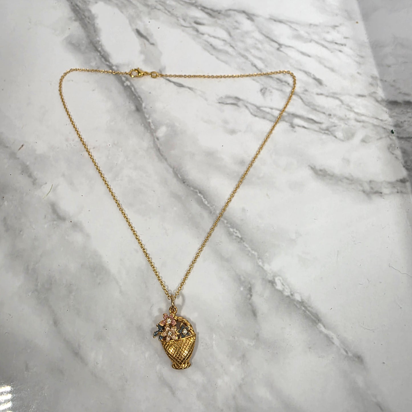 Flower Bouquet Necklace