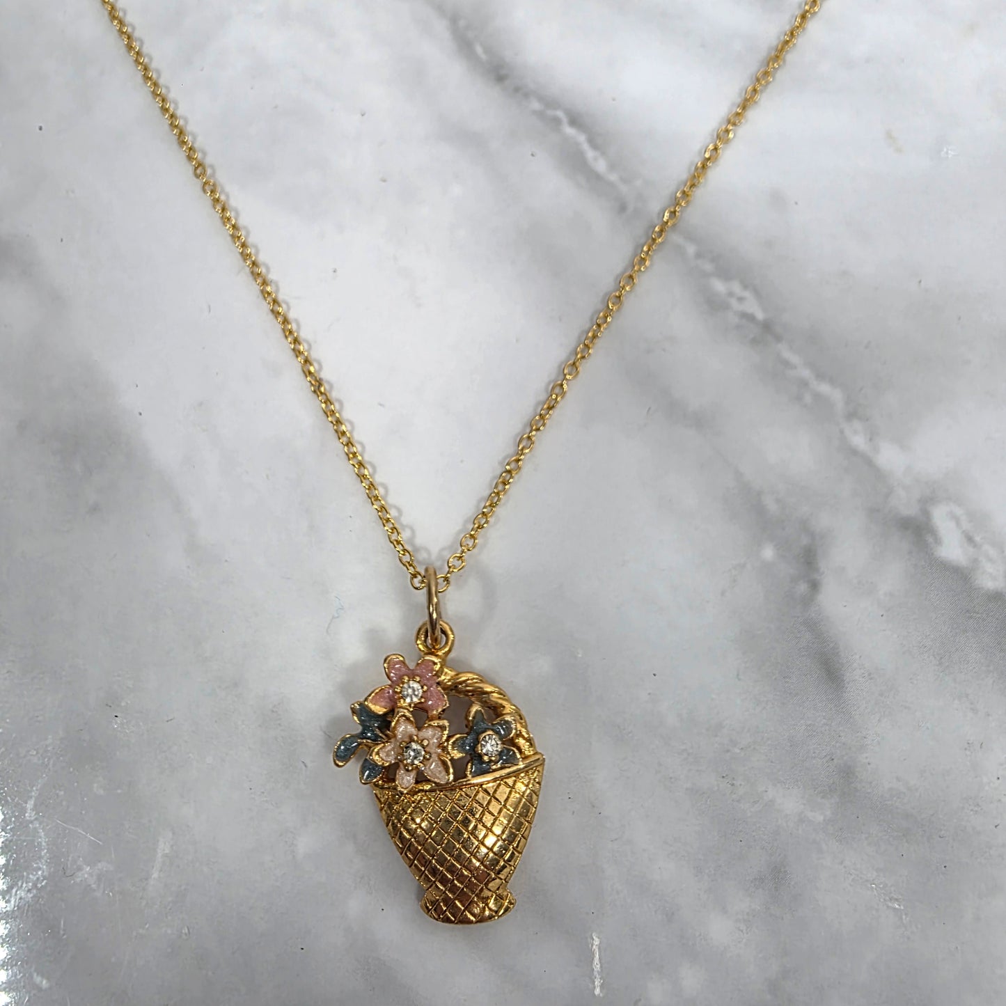 Flower Bouquet Necklace