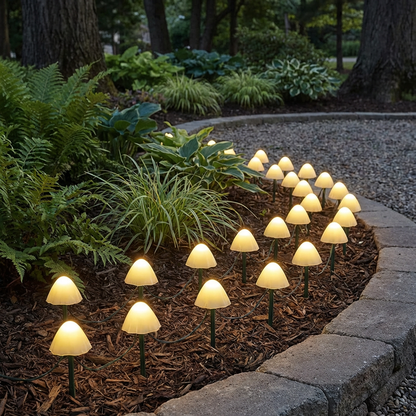 Milo Solar Mushroom Lights: 10-in-1