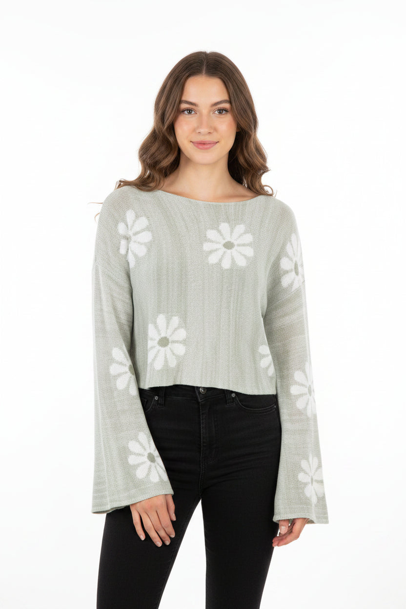 Green Sweater Size M