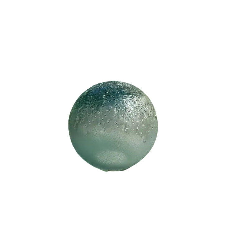 Blue Recycled Glass Decorative Sphere