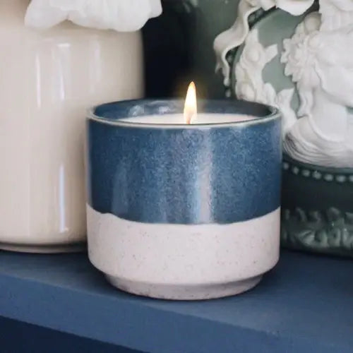 Willow | Growing Candle, flower seed-label, gift idea: Sandalwood + Vanilla