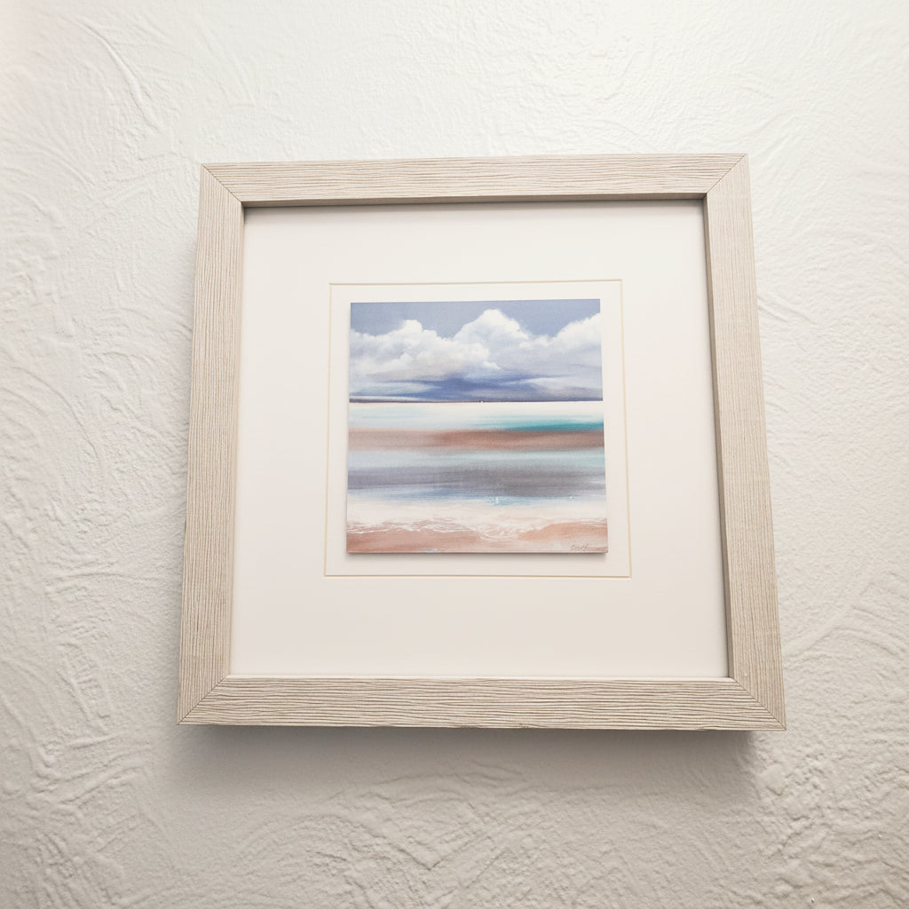 Framed Coastal Seascape Print
