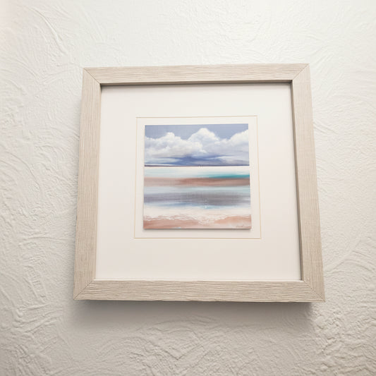 Framed Coastal Seascape Print
