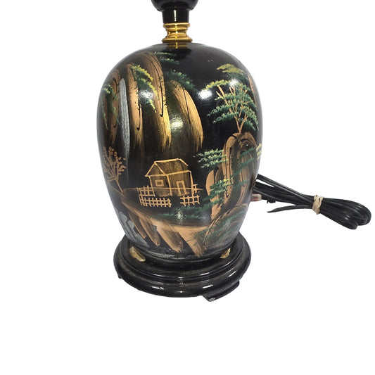 Vintage Chinoiserie Ginger Jar Table Lamp