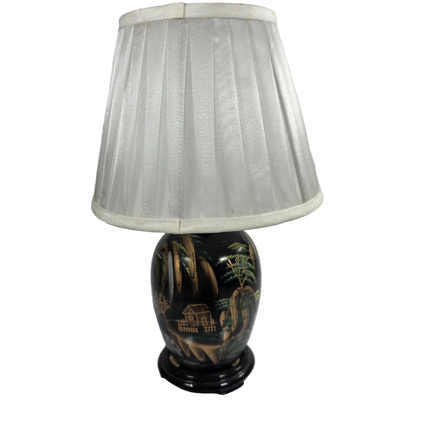 Vintage Chinoiserie Ginger Jar Table Lamp
