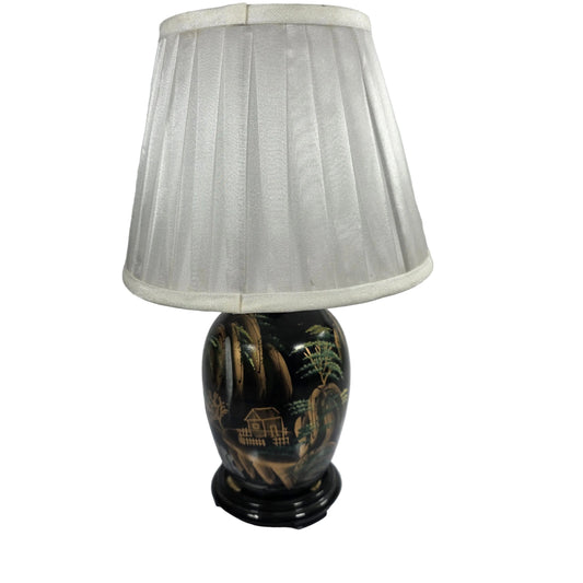 Vintage Chinoiserie Ginger Jar Table Lamp