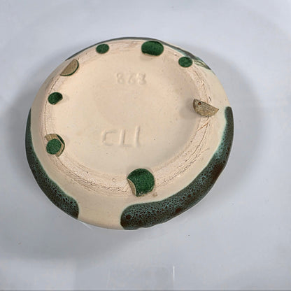 Vintage Pohaku Kiln notched ashtray/planter