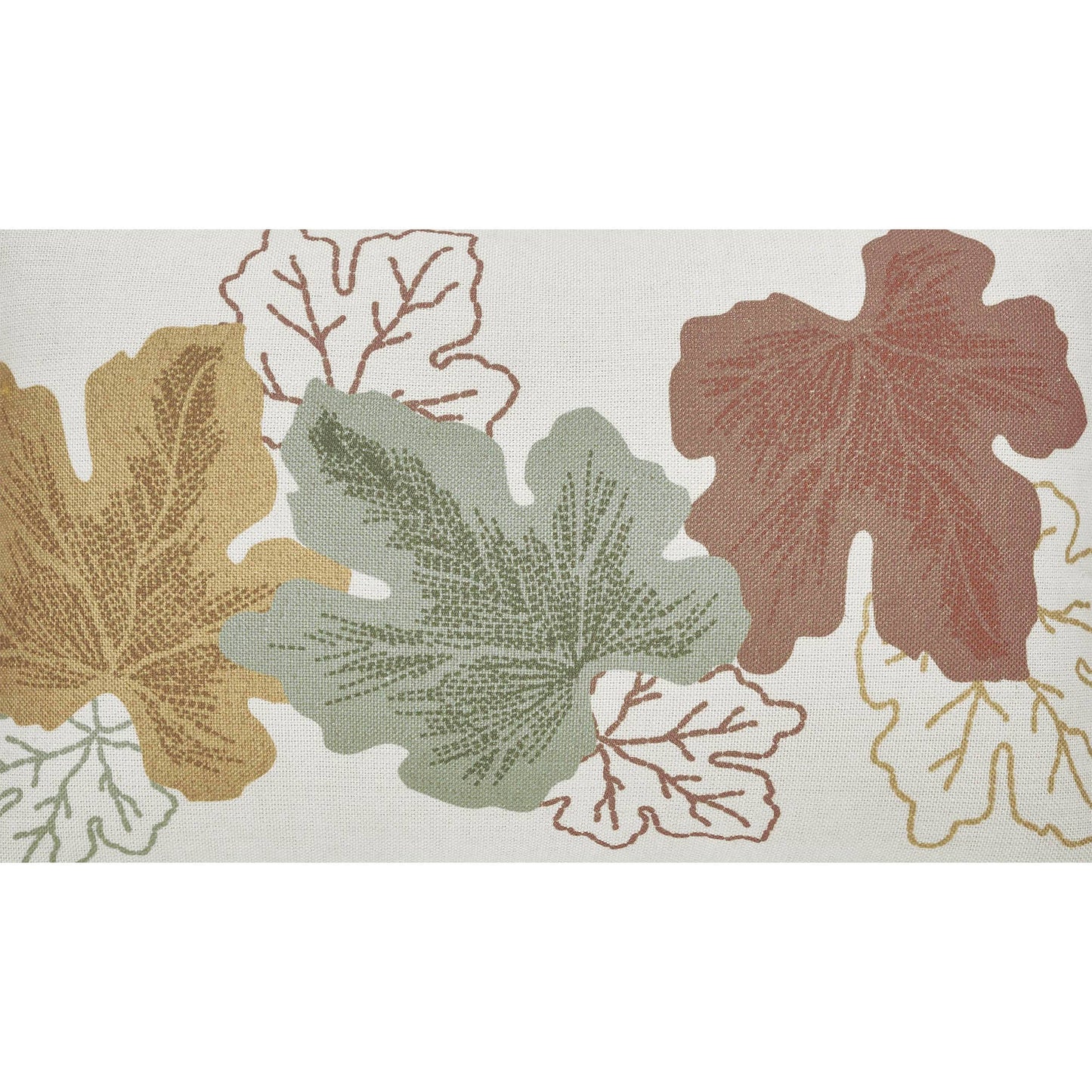 Autumn Leaves Fall Throw Pillow 14x22