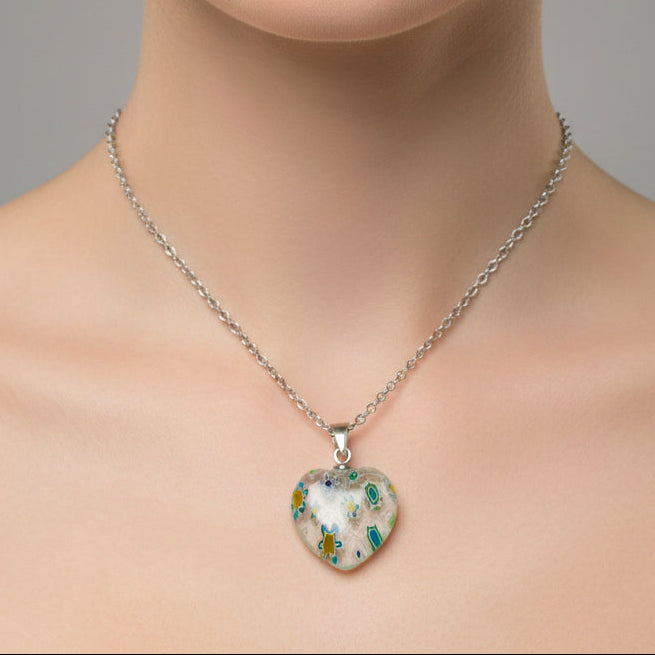 Handmade Glass Pendant Necklace