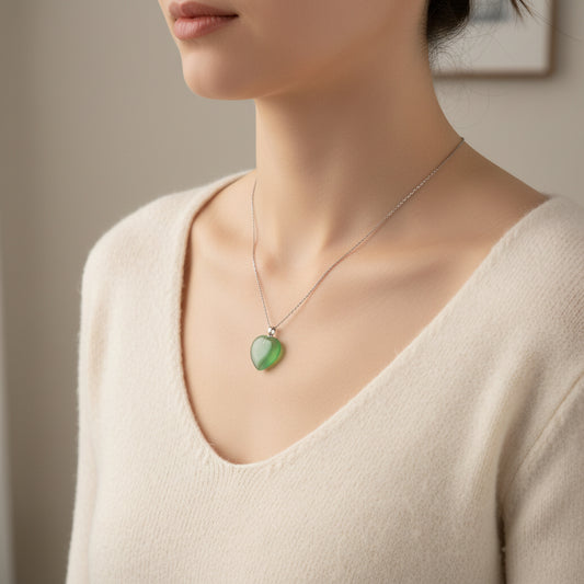 Handmade Glass Pendant Necklace