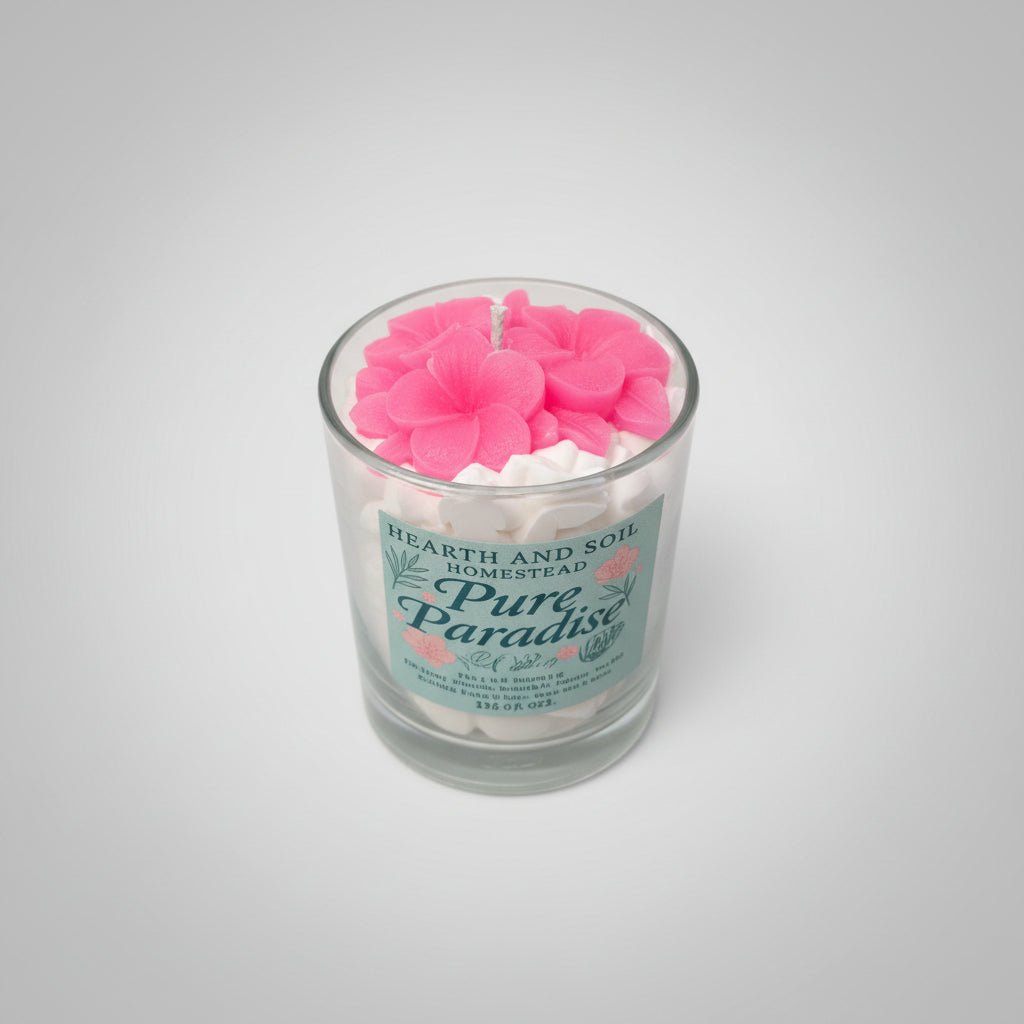 Hand poured Pure Paradise Candle