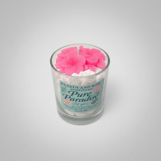 Hand poured Pure Paradise Candle