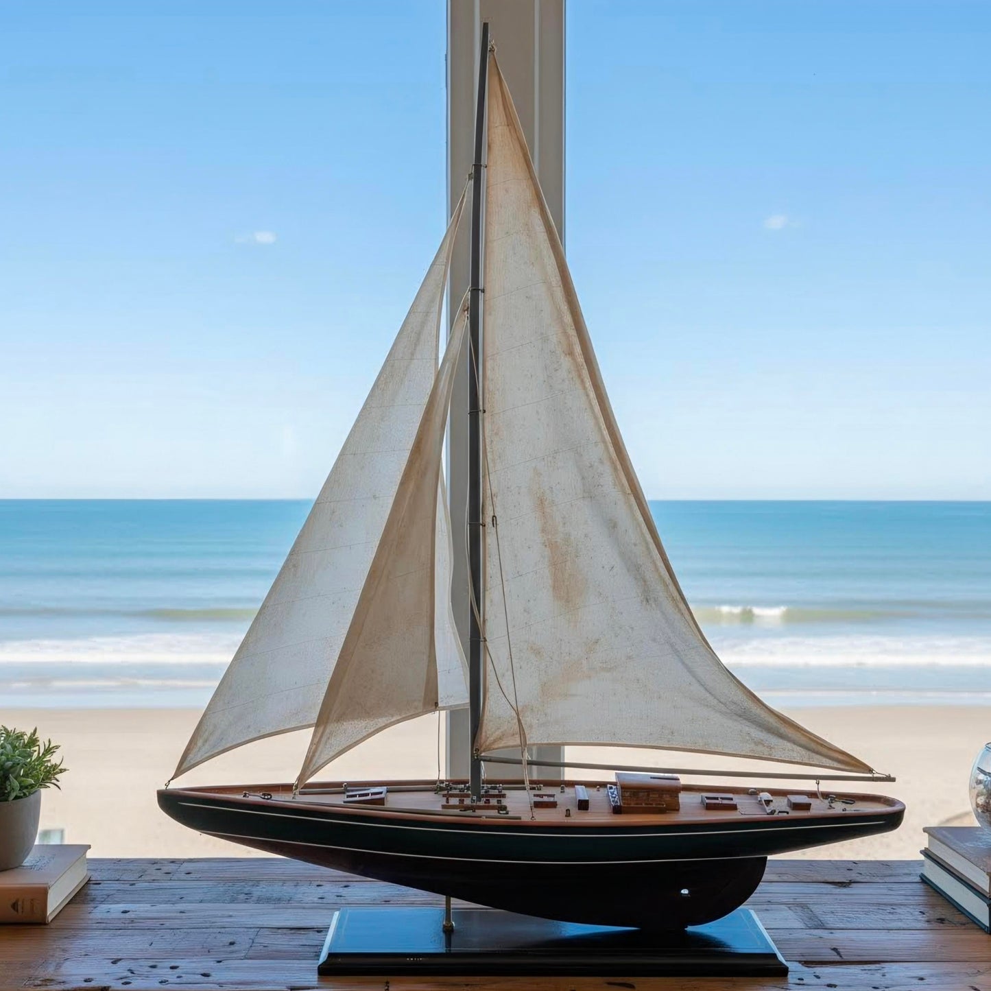 Vintage Replica of a the British Yacht