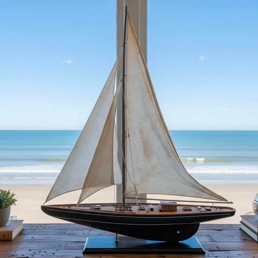 Vintage Replica of a the British Yacht