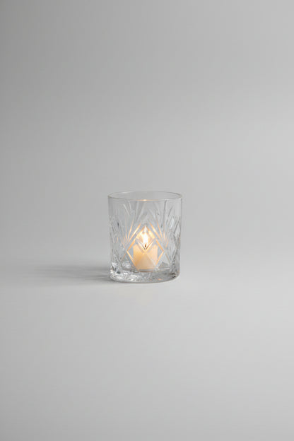 Glass Candle Holder