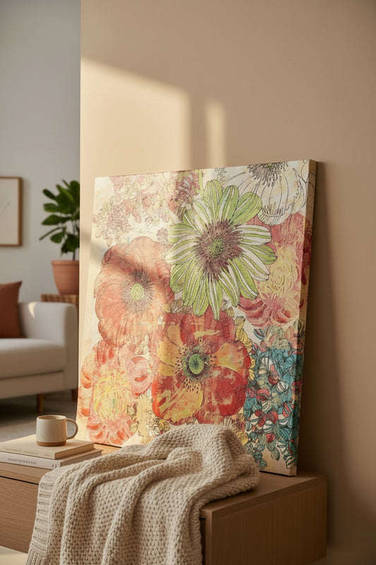 Colorful  Floral Art Print
