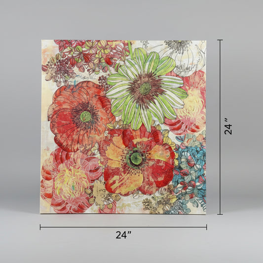 Colorful  Floral Art Print