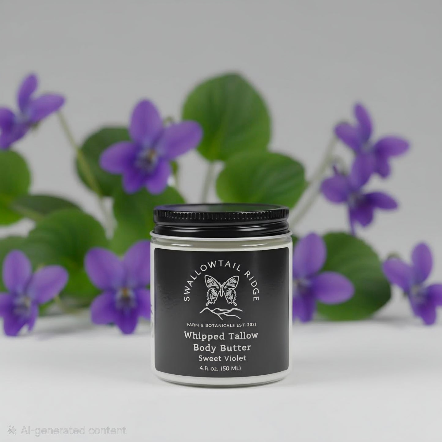 Whipped Tallow Body Butter Sweet Violet