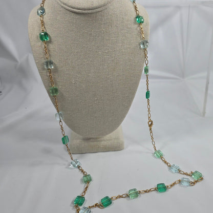 Green Beaded Necklace