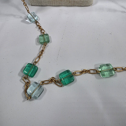 Green Beaded Necklace