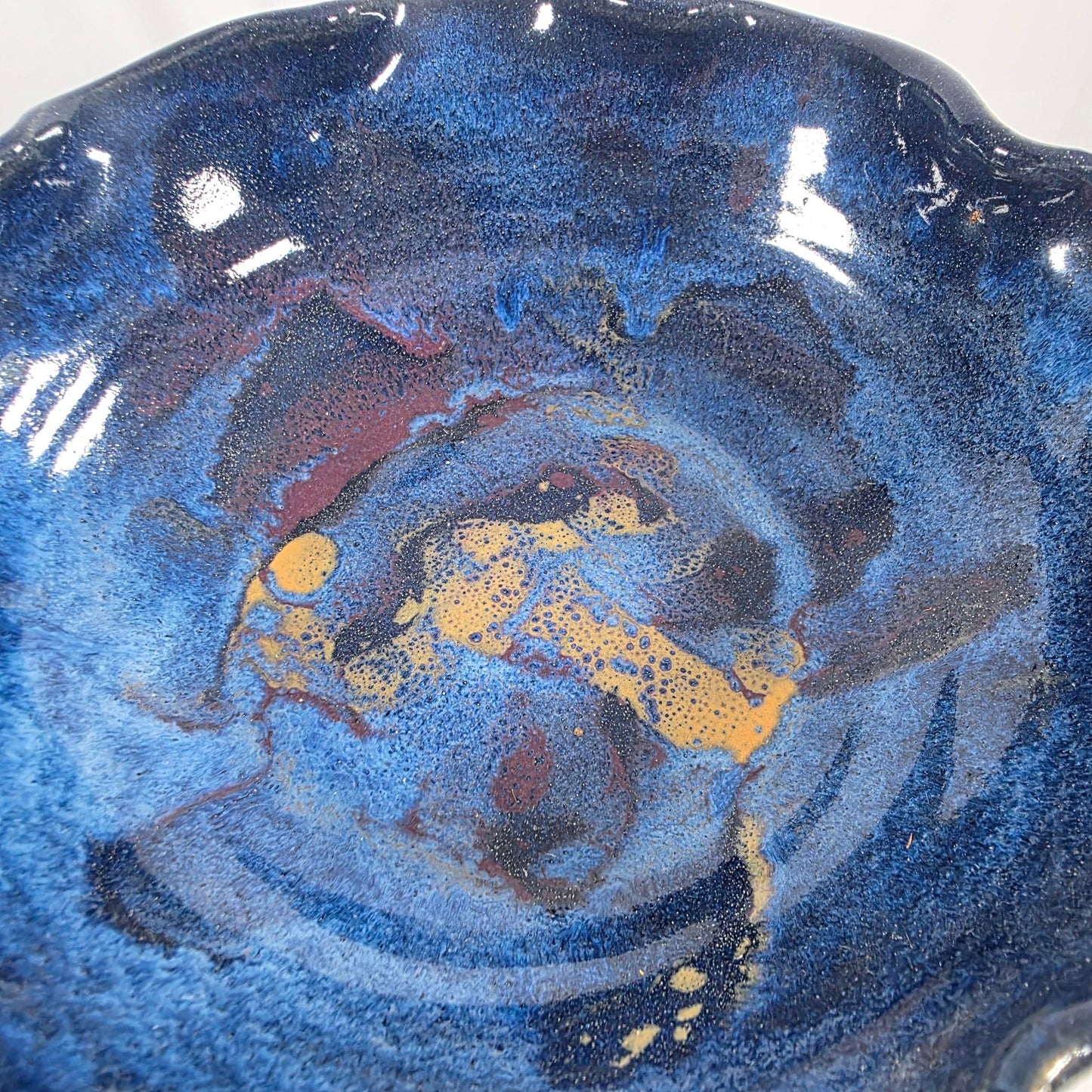 Blue Handmade Pottery Bowl
