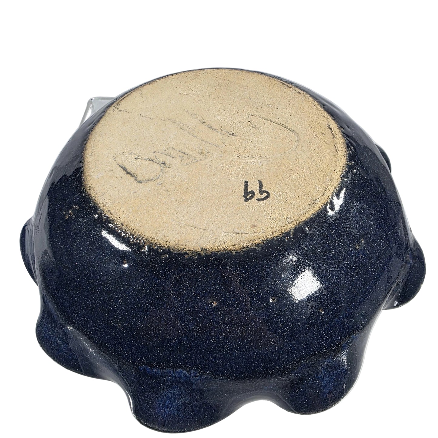 Blue Handmade Pottery Bowl