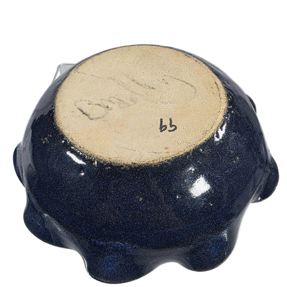 Blue Handmade Pottery Bowl