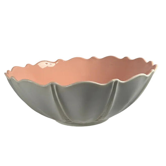 Vintage Anchor Hocking "Oyster and Pearl" serving bowl