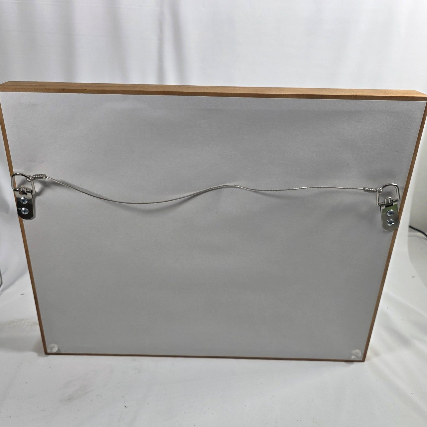Original Framed Art with Watercolor and Wool Fibers