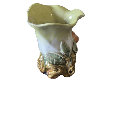 Vintage Majolica-style vase