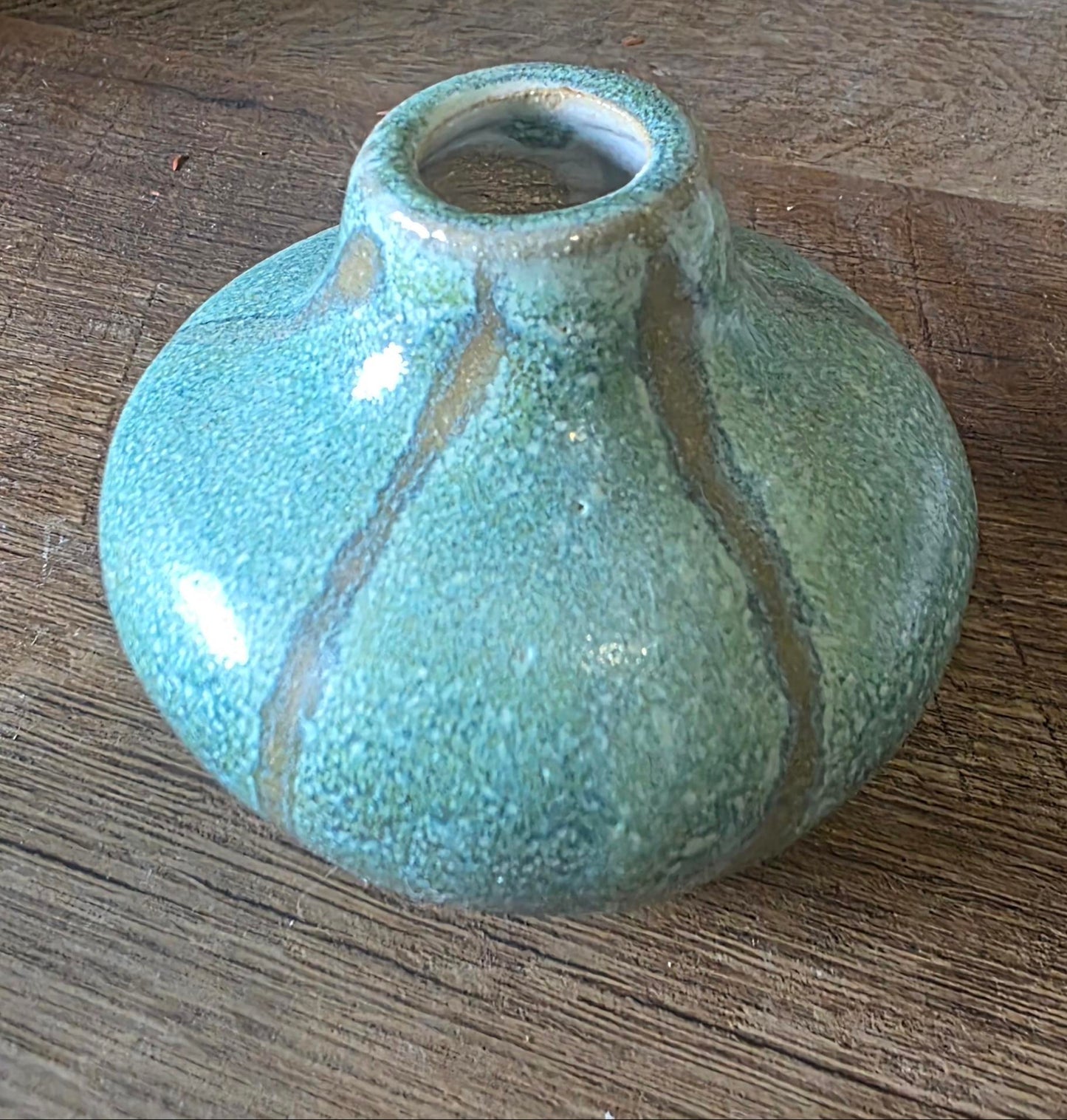 Handmade Light Green Miniature Bud Vase