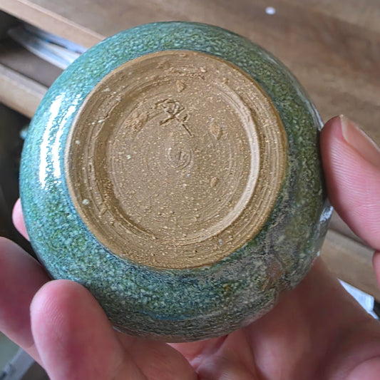 Handmade Light Green Miniature Bud Vase