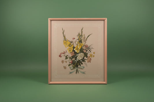 Vintage Bernard NYC Floral bouquet print