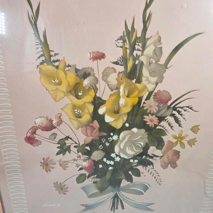 Vintage Bernard NYC Floral bouquet print